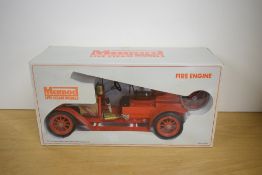 A Mamod Live Steam FE1 Fire Engine, accessory pack present, boxed with internal packaging