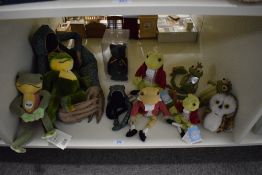 Steiff and similar Soft Toys, 064586 Froggy, 282225 Hippie Frosch, 045608 Wittie Eule, TY Bear and