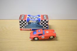 A Tri-ang Scalextric Race Tuned Car, C69 Ferrari GT Without Lights in red with racing number 2 and
