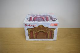 A Wilesco 00990 Barrel Organ with Accessories, boxed, appears as new