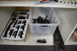 A Hornby Midland Belle Electric Train Set along with a Mainline 0-6-0 LNER Tank Engine and extra