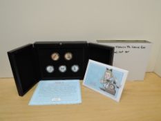 A Westminster Mint 2021 Limited Edition Silver Proof Fifty Pence Set, Alice Through The Looking