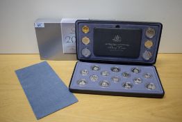 A 2001 Royal Australia Mint Centenary of Federation Proof Coin Collection, 20 coins, 11979/20,000,