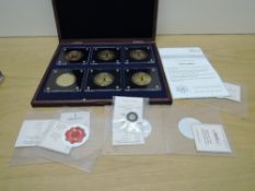 Westminster Mint Concorde Related Gold Medallions, 1/200oz Fine Gold x6 and 0.5 14ct Gold, all in