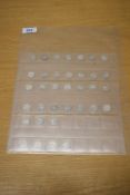 GB Silver Threepences, George V 1912 x4, 1914 x4, 1915, 1916 x4, 1917 x7 1918 x6, 1919 x9, all in