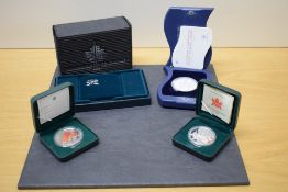 World Silver Proof Coins, Perth Mint 2001 Centenary of Federation Holey Dollar & Dump, United States