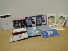GB Coinage, Royal Mint 1998 United Kingom Deluxe Proof Set in folding case with outer card box,