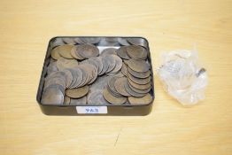 GB Pennies, Queen Victoria x 60+, George V x4, George VI x4, Queen Elizabeth II x3 along with a