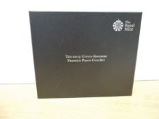 A Royal Mint 2015 United Kingdom Premium Proof Coin Set, 13 coins, 1p-Five Pounds, with medal, all