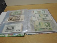 World Coin and Banknote Album, modern includes approx £15 GB value in coins and Notes, 1897 Queen