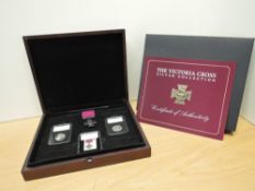 A Limited Edition Set, The Victoria Cross Silver Collection, UK VC Medal Piedfort Silver 50p, UK