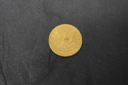 A Westminster Mint 1886 United States Gold Half Eagle Five Dollars, Liberty Head, 13 stars, 8.3g,