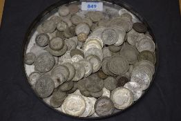 GB Silver Coins, 1920-1946 George V & George VI, Threepences, Sixpences, Shillings, Florin and