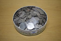 GB Cupro-Nickel Coins, George VI & Queen Elizabeth II, 5p,10p, 20p, Shilling, Half Crown and