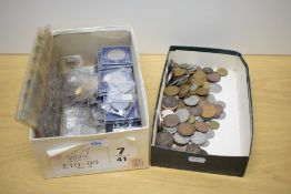 GB & World Coins, Queen Victoria to Queen Elizabeth II Pennies and Half Pennies, George VI & Queen