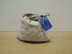 GB Half Pence Coins, an unopened sack dated 7 MA 1963 £5, with metal seal and label