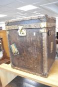 A reproduction travel trunk, approx. width 46cm