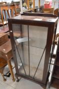 An early 20th Century china cabinet, height approx. 125cm