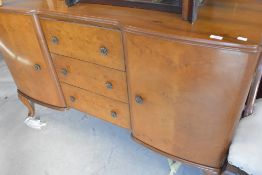 An early 20th Century walnut sideboard