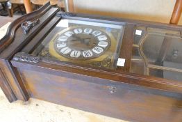 A reproduction wall clock, named President