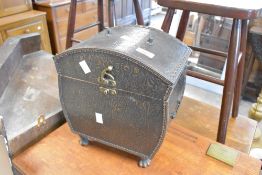 A modern casket style jewellery box