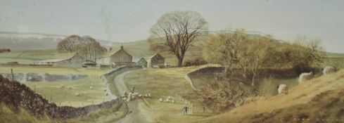 Local Interest* After Alan Ingham (British 1920-1994) colur print, lakeland farm scene, within a