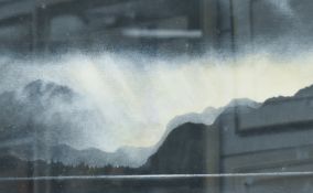 Local Interest* Mike Smith (20th Century) acrylic on board, depicting a dramatic Lakeland scene,