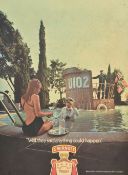 After Brian Duffy (British 1933-2010) colour print vintage Smirnoff vodka advertisement, showing a