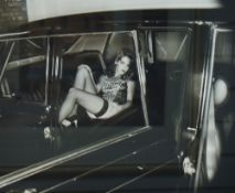 Circle of Bob Carlos Clarke (Irish 1950-2006) a pair of monochrome photographic prints, models