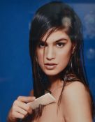 Patrick Demarchelier (1943-2022) 'Cindy Crawford New York 89' colour photographic print, signed,