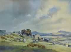 Local interest* P.H Marriner (British 20th century) watercolour, 'Winder, Caton Moor with