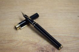 A Sheaffer Targa converter fill fountain pen in Black