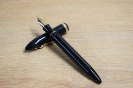 A Sheaffer Balance II cartridge/converter fountain pen in Black
