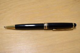 A Montblanc Meisterstuck Pix (PY1594143) ballpoint pen in black