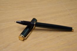 A Waterman Maestro rollerball pen in Metallic Green