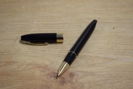 A Sheaffer Rollerball pen in black