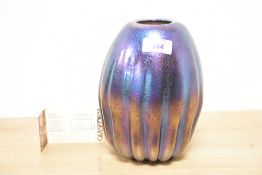 A John Ditchfield for glassform hand blown iridescent art glass, signed to base, No 10351, h18cm