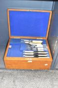 An oak cased canteen containing Joseph Rodgers & Sons cutlery, approx. 151 pieces