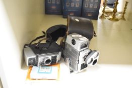 Two Cine cameras, to include a Bell & Howell Autoset Turret 8mm and a bell e Howell Auto set II eine