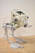 A plastic Star Wars scout vehicle action figure, h26cm