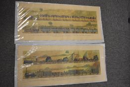 Two Railway Prints. Liverpool and Manchester Railway interest. (2)