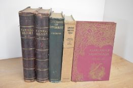 Natural History. A small selection. Includes an edition of Cassell's Popular Natural History, four