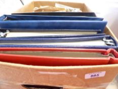 GB & WORLD COLLECTION IN 7 VOLUMES + LOOSE AND IN PACKETS 7 albums with various collections