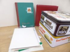 GB & BRITISH COMMONWEALTH RANGES IN TINS, ALBUMS & LOOSE Smaller lot with two tins of stamps loose