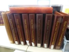 GB 1970's-2018 COLLECTION OF 500+ PRESENTATION PACKS IN 10 VOLUMES £2000+ FACE Wonderful