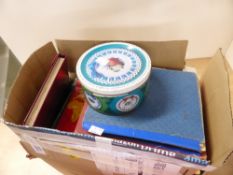 WORLDWIDE STAMPS & CIGARETTE & TRADE CARDS Box with range of albums including Juvenile, with mint