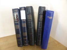 GB & SOME WORLD NUMISMATICS AND COVERS COLLECTION IN 5 VOLUMES Fresh clean collection of albums, 4
