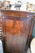 A 19th Century mahogany corner wall cupboard, height approx. 136cm