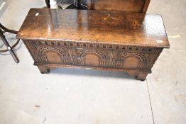 A Titchmarsh and Goodwin shallow kist, width approx. 99cm