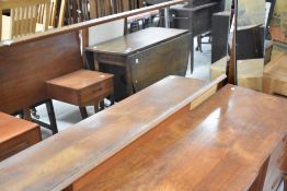 A vintage teak dressing table, probably G plan, width approx. 164cm
